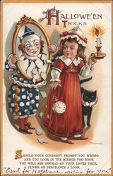 Halloween Tricks Postcard