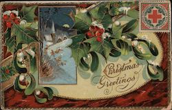 Christmas Greetings Postcard
