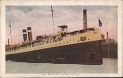 Eastland in River, Chicago Postcard