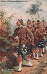 Argyll and Sutherland Highlanders - Reconnoitering Patrol Postcard