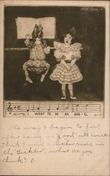 I Want to be an Angel Postcard