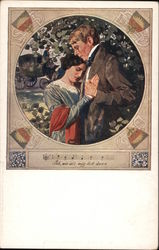 Man and Woman Postcard
