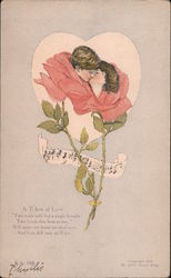 A Token of Love "Two souls with but a single thought. Tow heart that beat as one. Postcard
