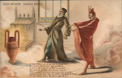 Saint-Galmier Source Badoit, Devil Postcard