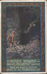 Richard Wagner "Siegfried" Dragon Postcard