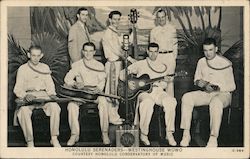 Honolulu Serenaders - Westinghouse Wowo Radio Stations Postcard