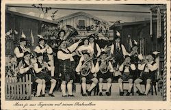 Moar Jr. aus Tegernsee mit seinen Oberlandlern, Musikkapelle Postcard