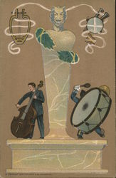 P. Schmidt Art Deco Advertising Postcard Postcard Postcard
