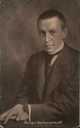 Russian Composer Sergei Rachmaninoff Postcard