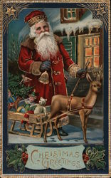 Christmas Greetings Postcard