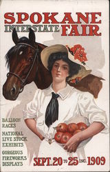 Spokane Interstate Fair September 20-25, 1909 Washington Exposition Postcard Postcard Postcard