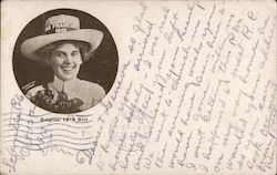 Original 1915 Girl - Panama Pacific International Exposition - San Francisco, 1915 Postcard