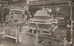 Tulare County exhibit, California building Postcard