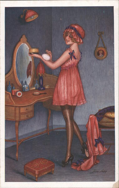 Woman Powdering Her Skin Series 148 Xavier Sager