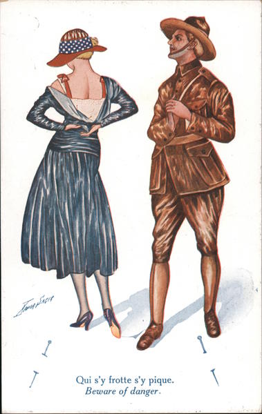 WWI Beware of Danger Series 84 Xavier Sager