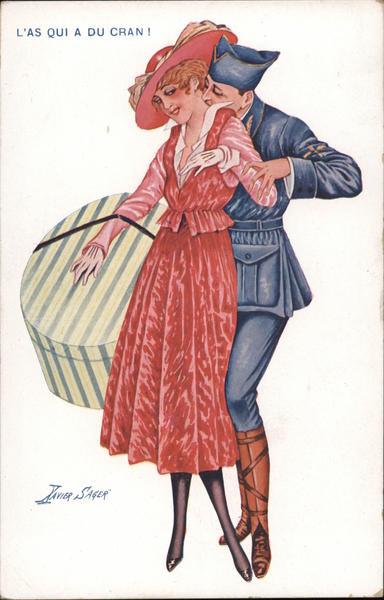 WWI L'AS QUI A DU CRAN! Series 40 Xavier Sager