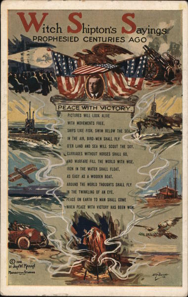 Witch Shipton's Savings Prophesied Centuries Ago Political