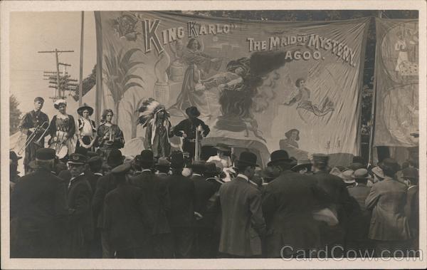Rare: King Karlo The Maid of Mystery Agoo.- Circus Sideshow
