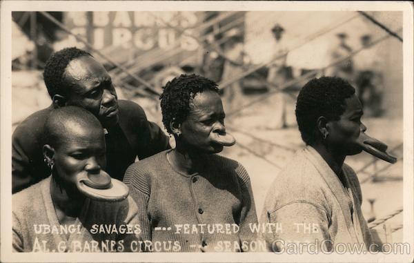 Ubangi Savages Featured With The Al. G Barnes Circus