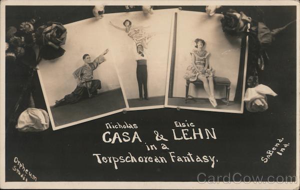 Nicholas Casa & Elsie Lehn in a Terpschorean Fantasy South Bend Indiana