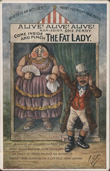 The Fat Lady and Barker Circus