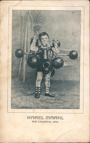 Strongman Child Karel Markl Circus
