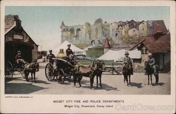 Midget City Fire and Police Departments Circus