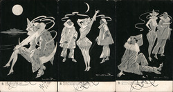 Set of 3: Perriot Romance Series Postcard
