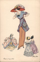 Elegance today Series 515 Postcard