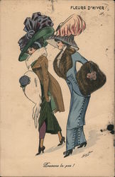 Two Women Series 4299 Postcard