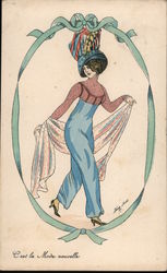Cast la Mode nouvelle Series 4484 Postcard