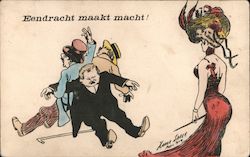 Eendracht maakt macht! Series 68 Xavier Sager Postcard Postcard Postcard