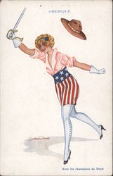 WWI The Female Allied Soldier Series 58 Postcard