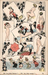 Oh! The Little Women! Series 115 Postcard