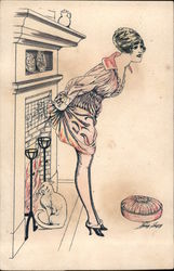 Model at Rest Series 56 Postcard