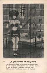 Chastity Belt, Woman in Chains Xavier Sager Postcard Postcard Postcard