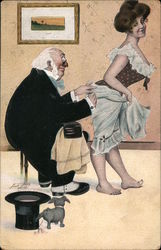 Doctor Pinning Series 412 Postcard