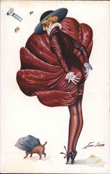 Petites femmes de Paris Series 44 Postcard