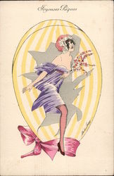 Boiled eggs Series 68 Postcard