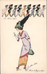 Daytime Fashion Series 4495 Postcard