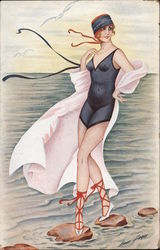 On the Beach Series 18 Postcard