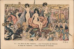 A Gale at Tabarin - (The Triumph of Venus) Postcard