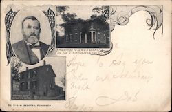 Gen. U.S. Grant Grant's Home Before the War Postcard