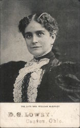 The Late Mrs. William McKinley Political Postcard Postcard Postcard