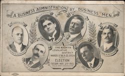 1915 Election: A Business Administration by Business Men Postcard