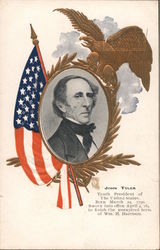 John Tyler Tenth President of the United States Postcard