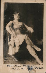 Surita Tattooed Beauty Postcard