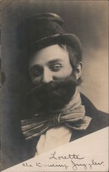 Lorette, The Dancing Juggler Postcard