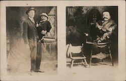Message from Major Chas Gantz, Smallest Man on Earth Postcard