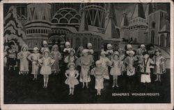 Schaefer's Wonder-Midgets Circus Postcard Postcard Postcard